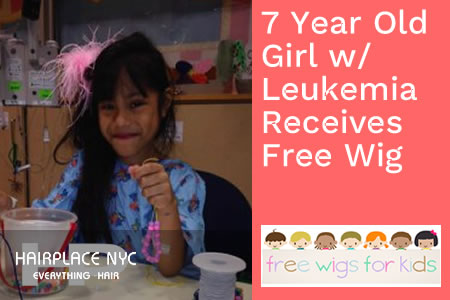 Free Wigs for Kids - 7 Year Old Girl with Leukemia Receives Free Wig (Blog)