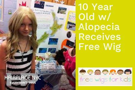 Free Wigs for Kids - 10 Year Old with Alopecia Receives Free Wig (Blog)