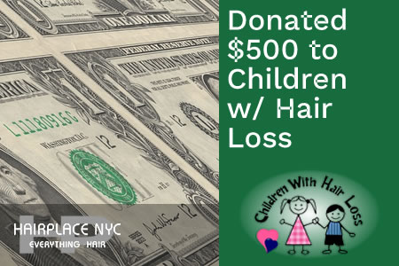 Donated $500 To Children With Hair Loss (Blog)