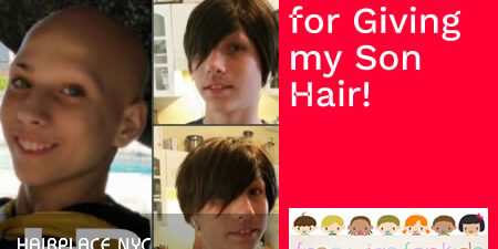 Free Wigs for Kids - Thank You for Giving My Son Hair (Blog)