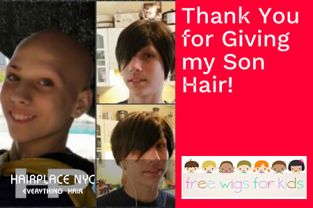 Free Wigs for Kids - Thank You for Giving My Son Hair (Blog)