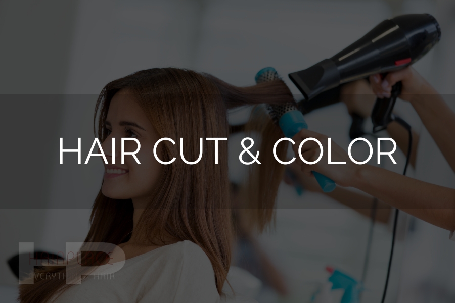 Hair Cut and Color Menu