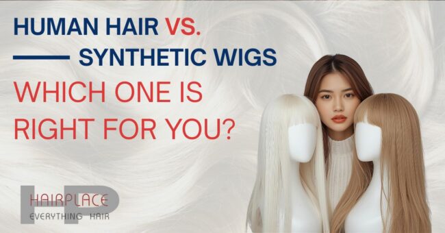 Human Hair vs. Synthetic Wigs — Which One Is Right for You? Human Hair vs. Synthetic Wigs — Which One Is Right for You?